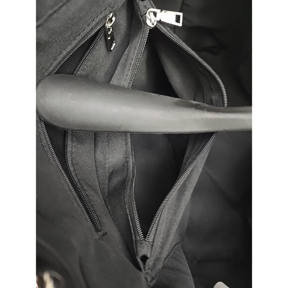 Animal Rescue Site Paw Print Cutout Handbag / Purse Black 12X10X6 IN - Picture 6 of 16